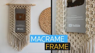 Macrame frame tutorial