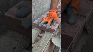 Bricklaying STRONGEST Brickwall #brickwork #maurer #bricklayer