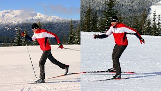 Classic and Skate? How do you decide which cross country ski technique to use