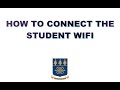 How to connect to a student wifi