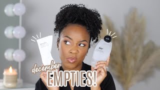 THE ABSOLUTE *BEST* AND KINDA SORTA *WORST* PRODUCTS I FINISHED BEFORE THE NEW YEAR! | Andrea Renee