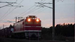 EF8195牽引2097レ(2011.12.03)