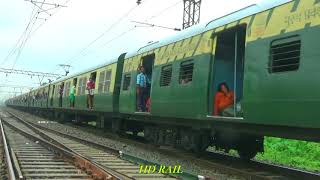 Down Barddhaman to howrah local train entering Adisaptagram railway station