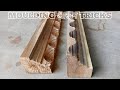 How to make wooden molding  Wood moulding with router