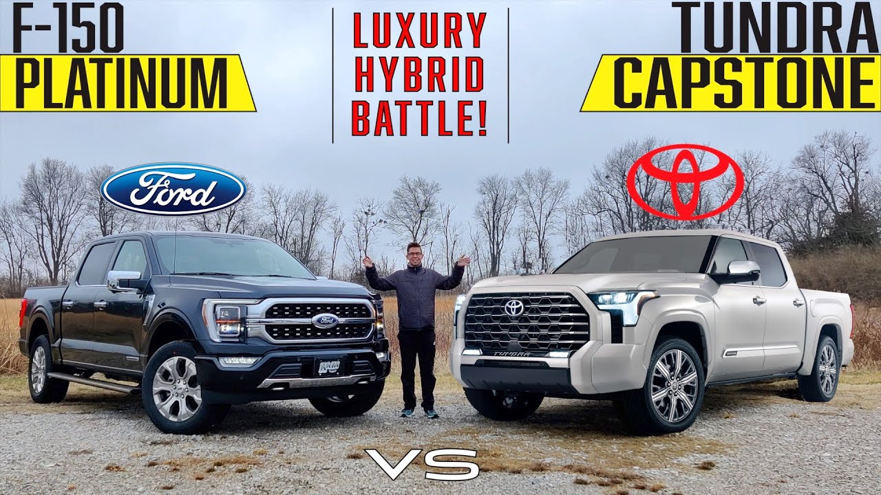 NEW KING?? -- 2022 Toyota Tundra Capstone Vs. 2022 Ford F-150 Platinum ...