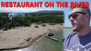 We Took a Boat Down the Jungle River of Dominican Republic just to Eat Here | Wilsons La Boca 🇩🇴