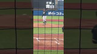 東都大学野球入れ替え戦東京農業大学対大正大学東農大エース長谷川優也3年日本文理卒投球練習6月23日金曜日 #野球 #baseball #ドラフト候補 #大学野球 #shots