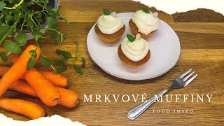 Mrkvové muffiny | How to make CARROT CAKE CUPCAKES (recipe) 🥕