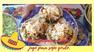 SOPES GORDOS CON COSTILLA CÓMO HACERLOS -$.