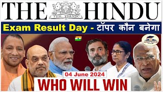 The Hindu Newspaper Analysis | 04 June 2024 | Current Affairs Today | #electionsresults | Election