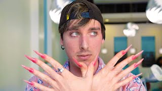 Gamer Guys Wear Acrylic Nails For The First Time