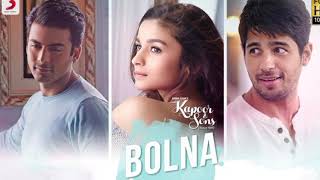 Bolna - Kapoor & Sons | Sidharth Malhotra | Alia Bhatt | Fawad Khan | Arijit Singh | Asees | Tanishk