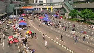 Una veintena de detenidos en las protestas prodemocráticas de Hong Kong