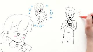 【お絵かきムービー】なるこなつめの人生ストーリー（ホワイトボード）