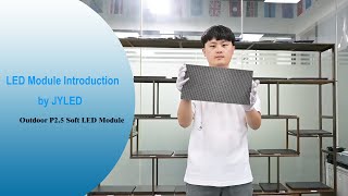 Outdoor P2.5 Soft Module Curved LED Display Flexible LED Panel