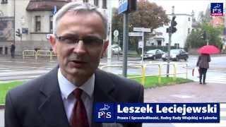 Leszek Leciejewski - przebudowa skrzyżowania