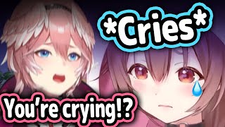 Korone Suddenly Cries In Front Of Lui After Getting Emotional【Hololive】