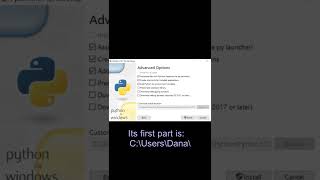 The pip Selection during my Python Installation Steps Modify Optional Features and Advanced Options