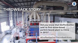 Dieffenbacher Throwback Story - Straw-based particle board plant