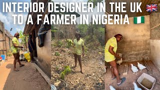 My mum has turned me into a full-on farmer in Nigeria 😢| Meet my other siblings in Nigeria 🇳🇬