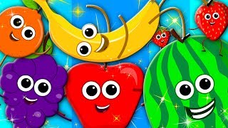 learn colors | fruits song | nursery rhymes | learning colors | preschool kids tv