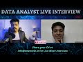 19 year old genius cracked data analyst interview data analyst live mock interview 2024