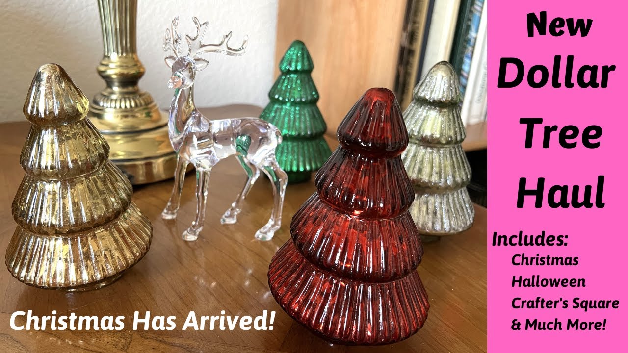 New Dollar Tree Haul ~ Christmas Has Arrived ~ Great Large Mix Of New ...