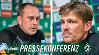 LIVE: Pressekonferenz mit Ole Werner & Clemens Fritz  |  1. FC Union Berlin - SV Werder Bremen