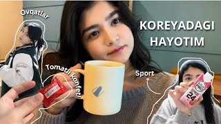 UZBEKCHA VLOG: Koreyadaga student hayoti | Darslar va ovqatlar | Do'stlarim | Konsert