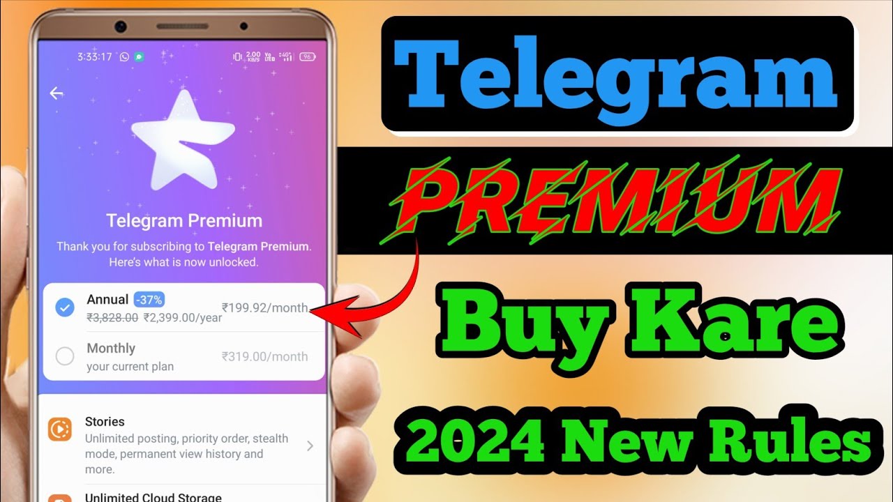 How To Buy Telegram Premium 2024 | Telegram Premium Kaise Purchase Kare ...