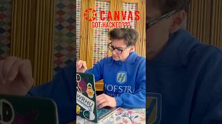 Canvas Hack RUINED MY COLLEGE EXPERIENCE!!! University RUES THE DAY with NEVEL of iCARLY??? #shorts