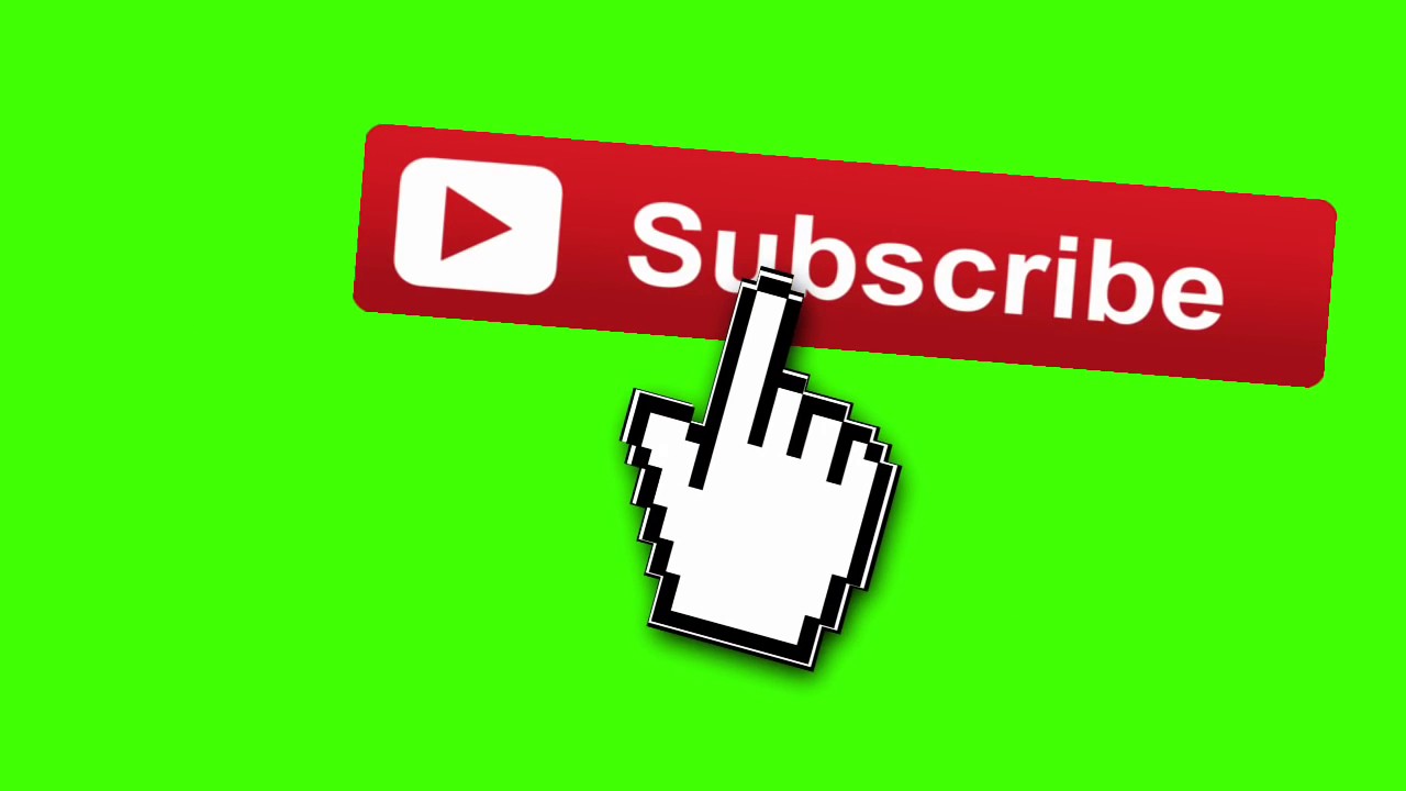 Animated Youtube Subscribe Button Green Screen Pack Free Download Digposa