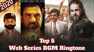 Top 5 Web Series BGM Ringtone | 2020 | Ft. Scam 1992, Mirzapur 2, Sacred Games 2, Asur, Aashram