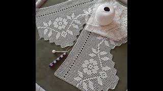 How to Filet Crochet A Curtain Panel or a Bedspread Part 1