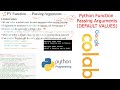 Python | Function | Default Values