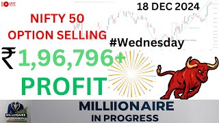 Option SELLING NIFTY50/ PROFIT-1,96,796