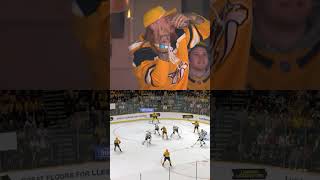 George Kittle with the assist of the century! #smashville #hockey #nashvillepredators #nhl