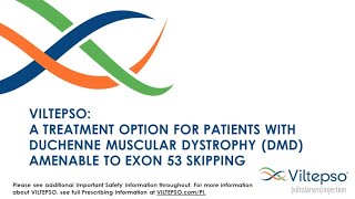 Webinar: Viltepso - A Treatment Option for Patients Amenable to Exon 53 Skipping (April 2021)