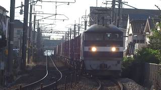 JR貨物 EF210-120号機（新鶴見）＋コキ24両　貨物列車69レ 2019.09.15