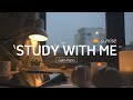 2-HOUR STUDY WITH ME | Rain sound🌧️ Calm Piano ️🎹  | Pomodoro 50/10 | Sunrise