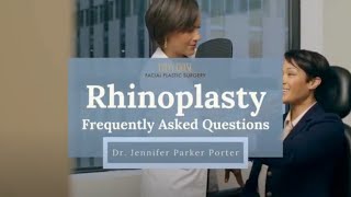 Rhinoplasty FAQs with Dr. Porter | Chevy Chase Facial Plastic Surgery