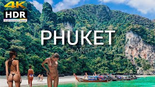 4K HDR // Walking Phuket Island | BEST Place in the World | Thailand 2023 - With Captions