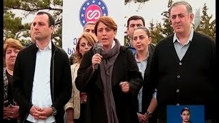 „ევროპული საქართველოს“ წარმომადგენლები საკრებულოს გადაწყვეტილებას აპროტესტებენ