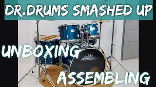 DR.DRUMS SMASHED UP. UNBOXING/ASSEMBLING