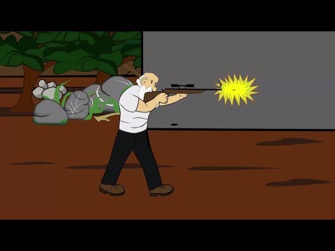 When a rifle is fired the bullet moves forward with a much greater speed than rifle recoils backwards This is because?