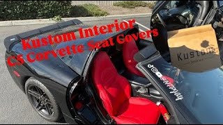 1997-2004 Corvette C5 Kustom Interior Custom Leather Seat Upholstery Kit Installation! @HTPJay