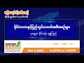 နိုဝင်ဘာလ ၆ ရက်၊ ဗုဒ္ဓဟူးနေ့ ညပိုင်း မဇ္ဈိမရေဒီယိုအစီအစဉ်