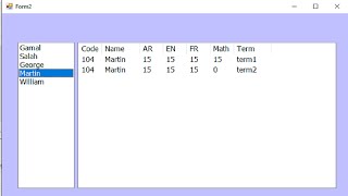 How filter ListView using ListBox in VB.net and SQL Server
