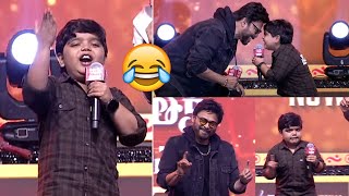 Child Artist Revanth alias Bulli Raju and Venkatesh Hilarious Fun On Stage | Manastars