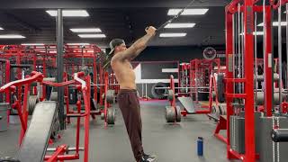 21.08.03. cable overhead curl/mid back activator